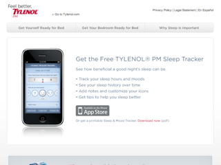 Sleep Tracker TYLENOL® PM