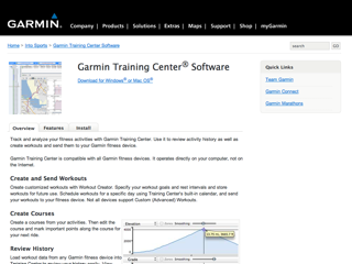 Garmin Training Center